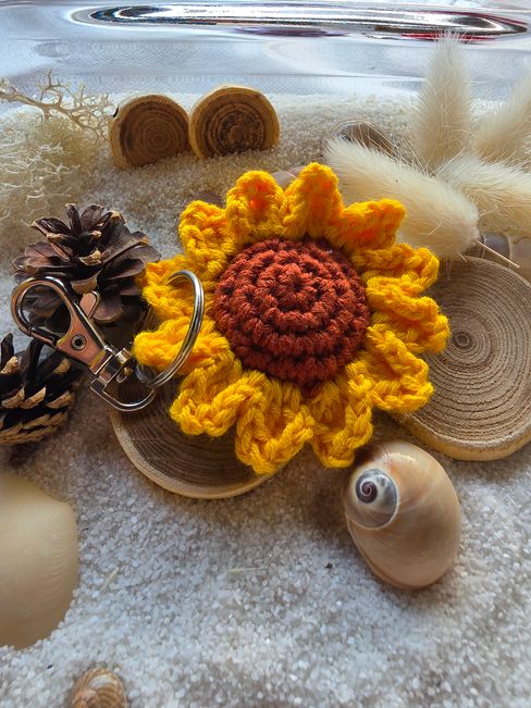 Porte clé tournesol 🌻